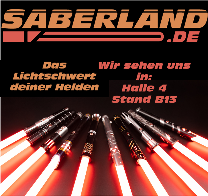 Erlebe das Abenteuer deines Lebens auf der Comic Con Stuttgart mit unserem Lichtschwert-Shop!