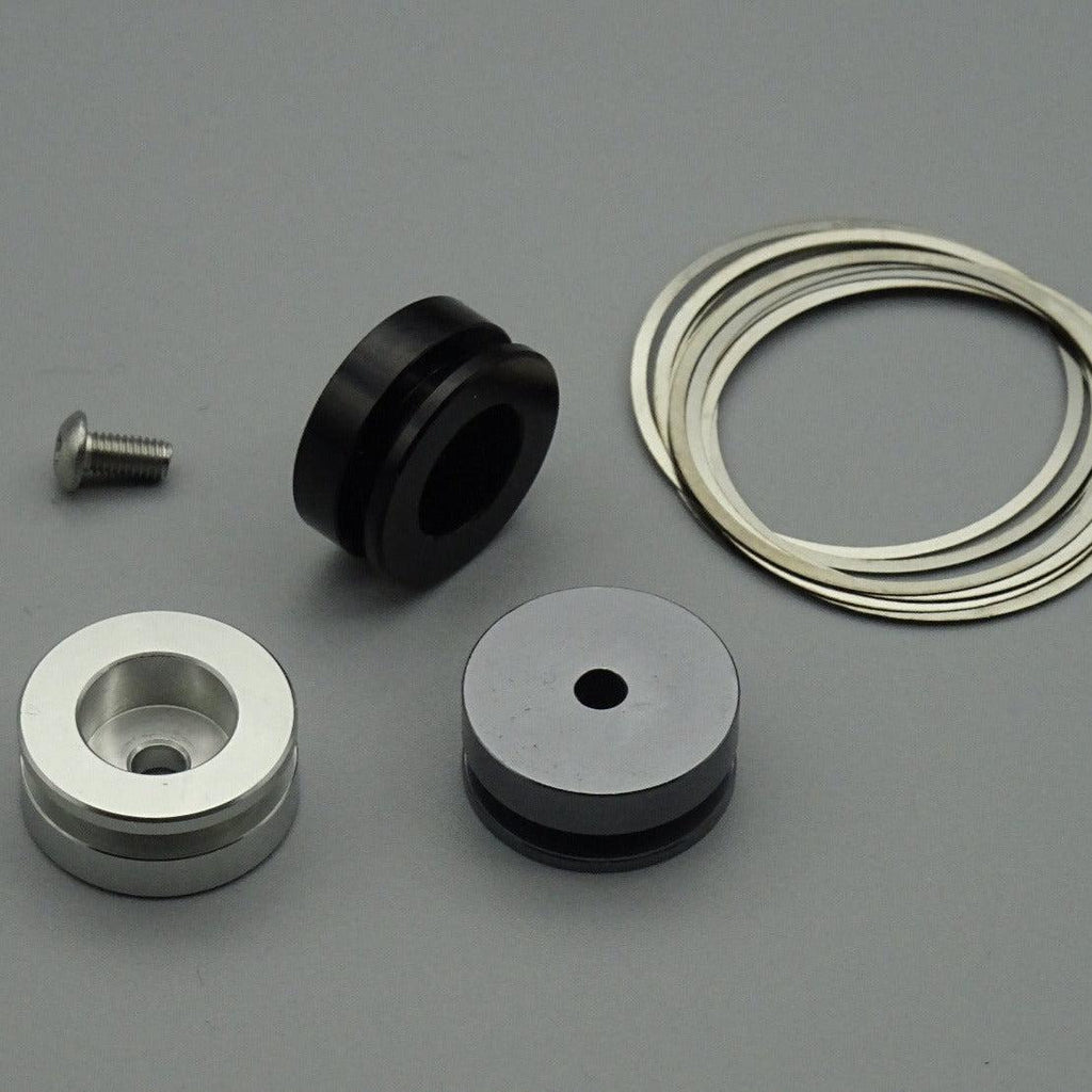 Covertec-Wheel Zubehör-Set in Schwarz und Silber – Befestigung für Lichtschwerter