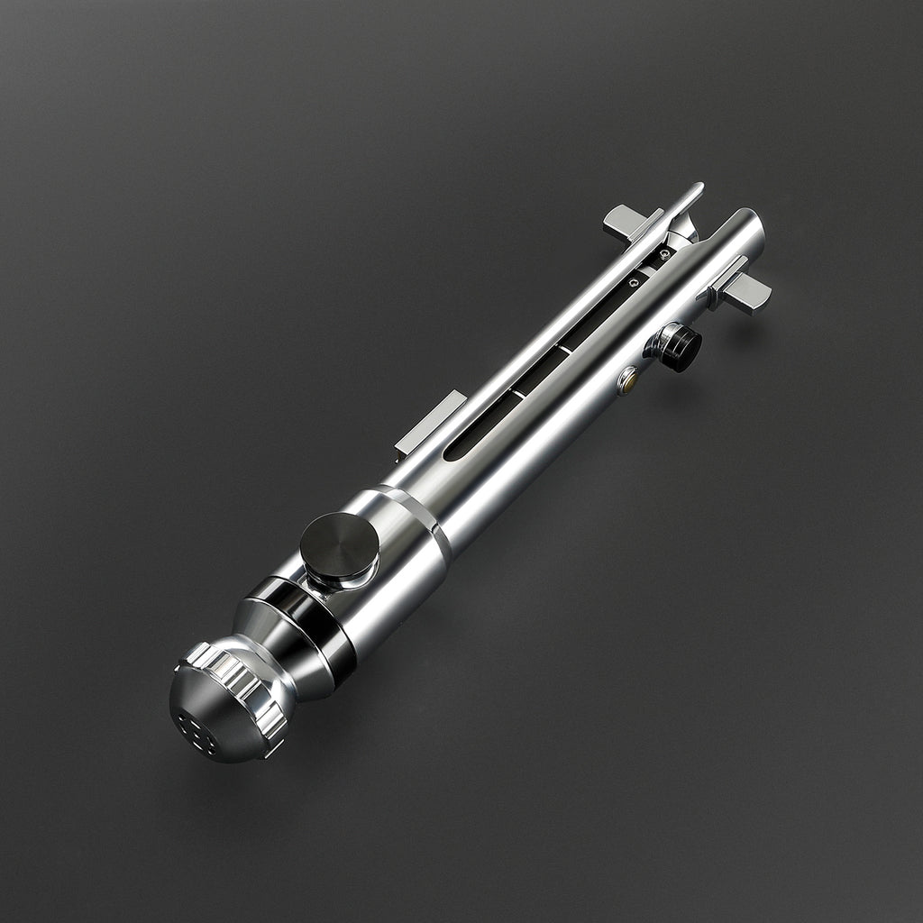Snips - Haupthand Lichtschwert in Silber – detaillierter Griff aus hochwertigem Metall