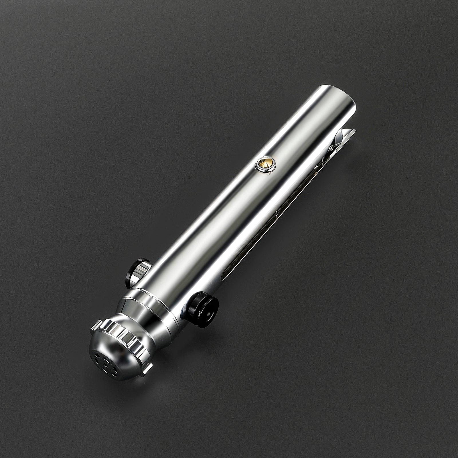 Snips – Nebenhand Lichtschwert in Silber – elegantes Premium-Modell mit 1 Zoll Klingendurchmesser