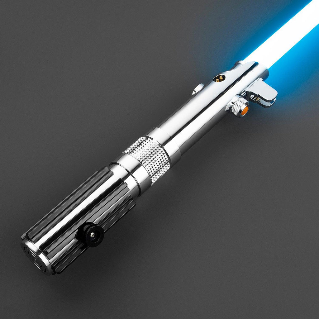 Das Chosen Lichtschwert in Silber mit leuchtend blauer Klinge – Premium-Design