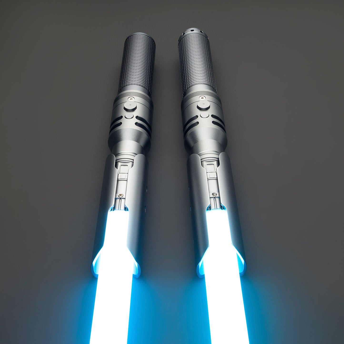 Cal Jedi Fallen Order einfarbige graue Doppel-Lichtschwert Replik