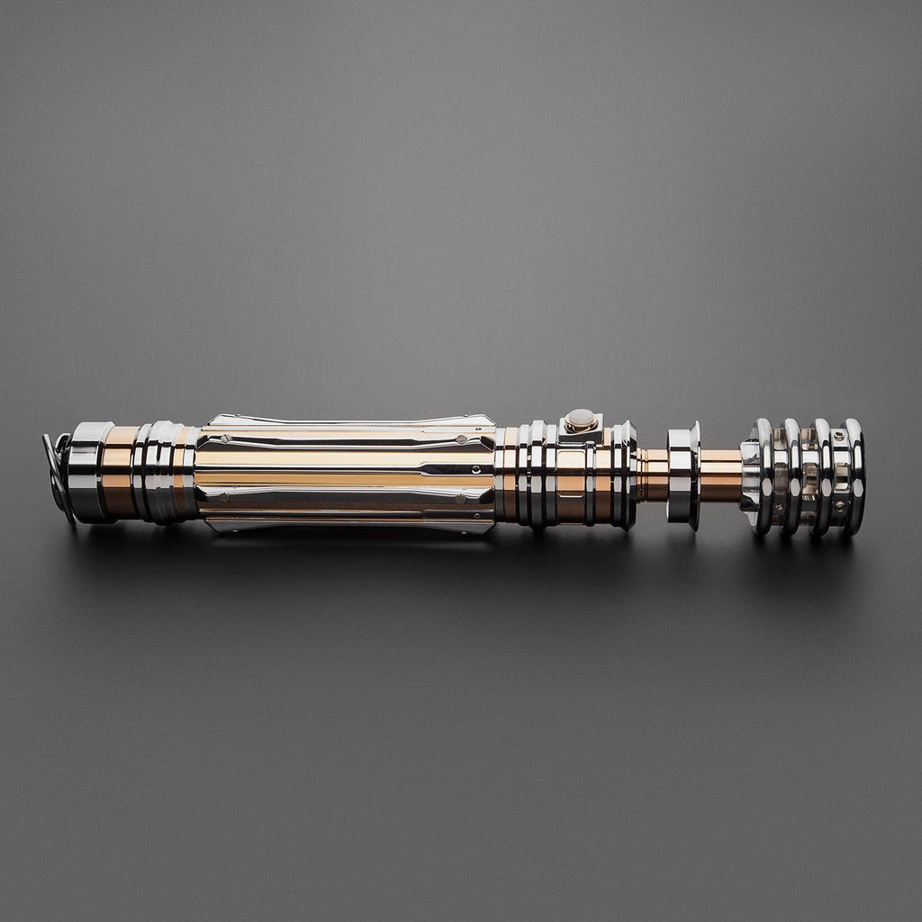 The Princess Lichtschwert – eleganter Griff aus Silber, Kupfer und Perlmutt