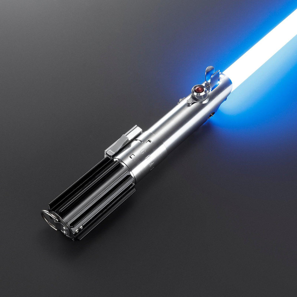 Hope Lichtschwert in Silber und Schwarz – ikonisches Design mit blauem Premium-Blatt