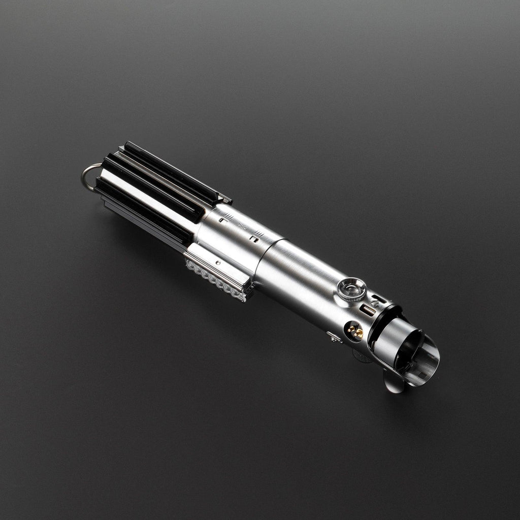 Hope Lichtschwert in Silber – ikonisches Premium-Design mit schwarzem Griff
