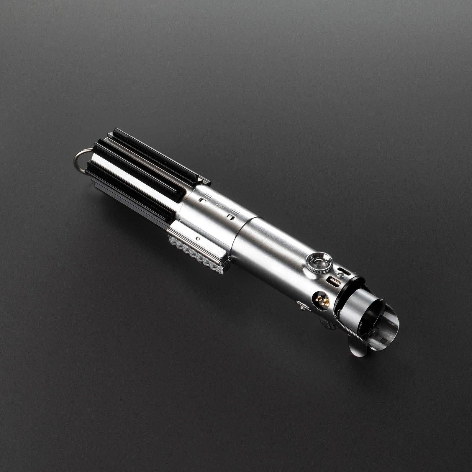 Hope Lichtschwert in Silber – ikonisches Premium-Design mit schwarzem Griff