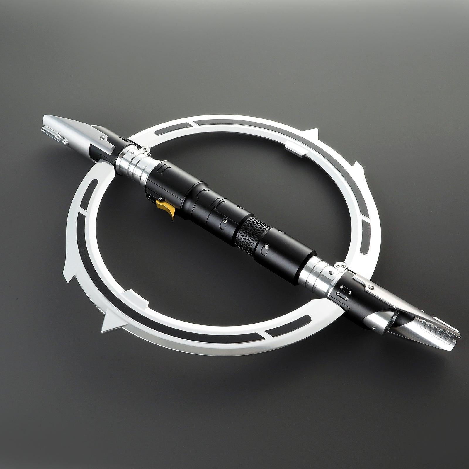 The Hunter Lichtschwert in Schwarz-Silber – markantes, klappbares Premium-Modell