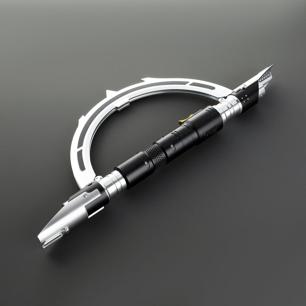The Hunter Lichtschwert in Schwarz-Silber – markantes Design mit klappbarem Ring
