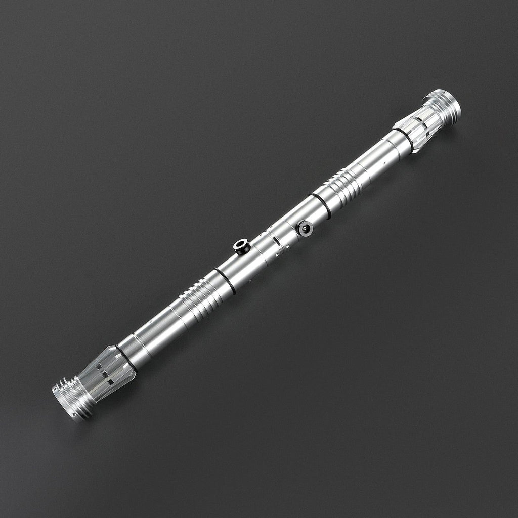 The Menace Lichtschwert in Silber – detaillierter Griff aus Metall, Premium-Design