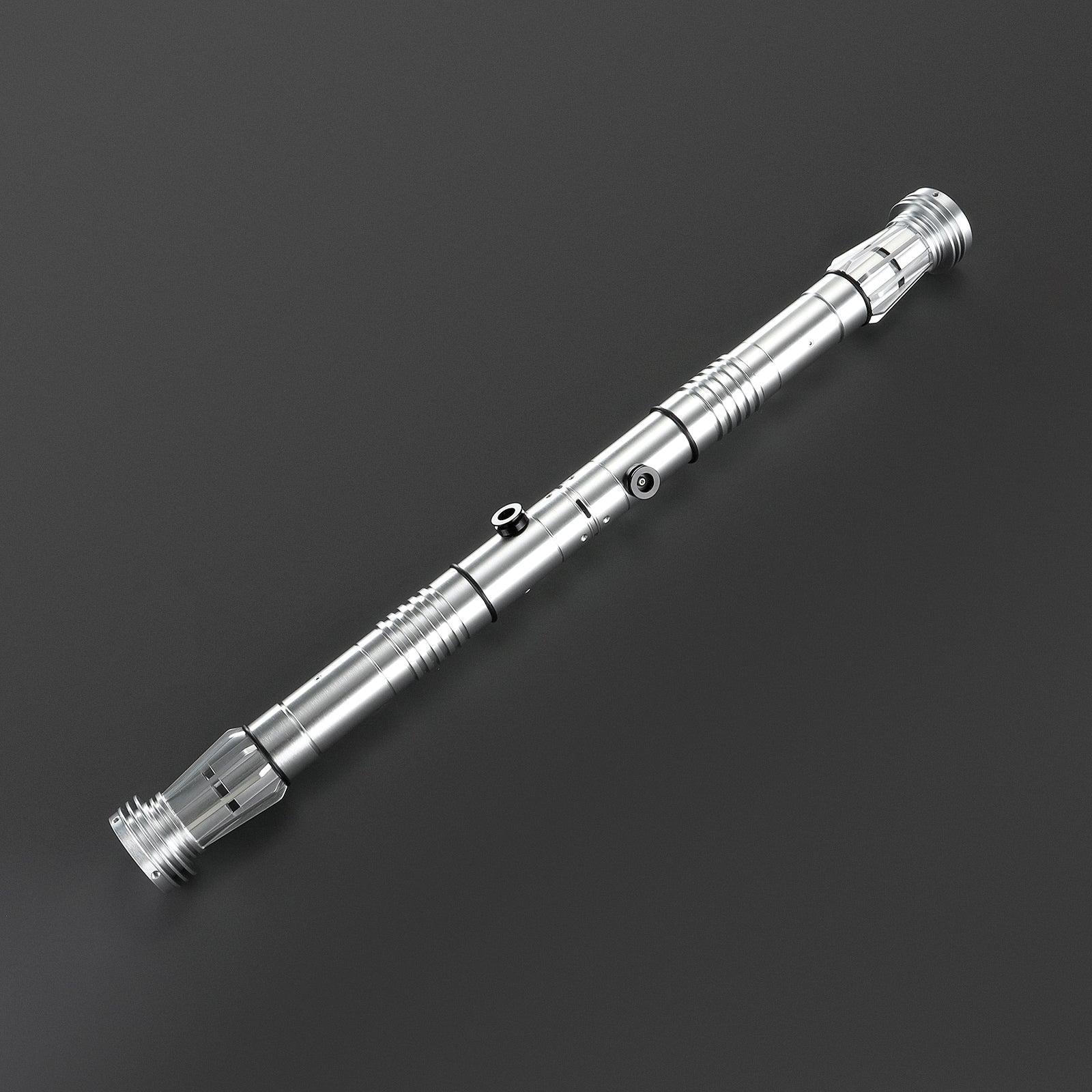 The Menace Lichtschwert in Silber – detaillierter Griff aus Metall, Premium-Design