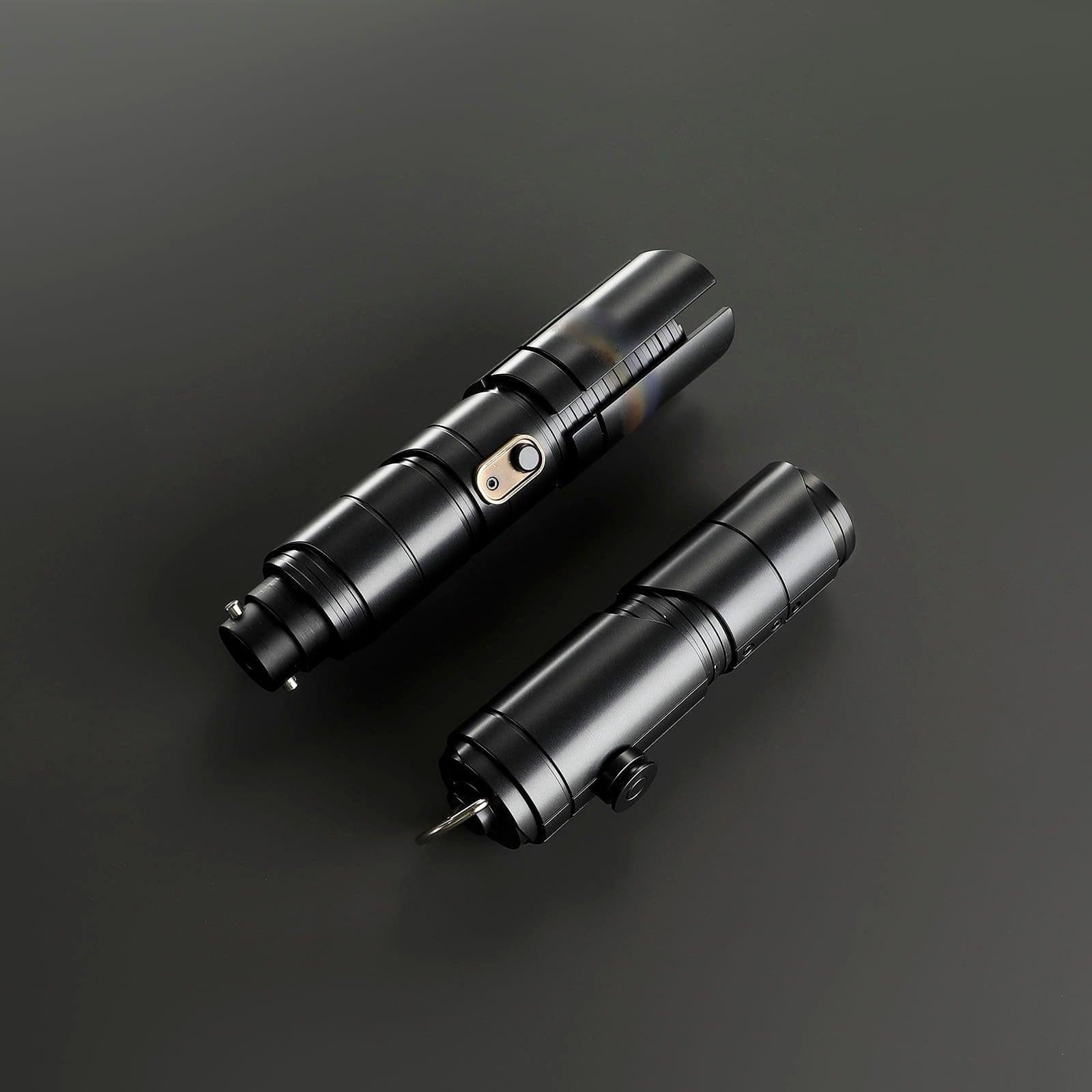 The Stranger Lichtschwert in Schwarz – zerlegbares Premium-Modell mit 1 Zoll Klingendurchmesser