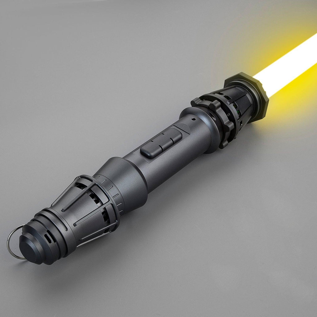 Scavenger Lichtschwert in Grau – einzigartiges Design mit gelber Klinge