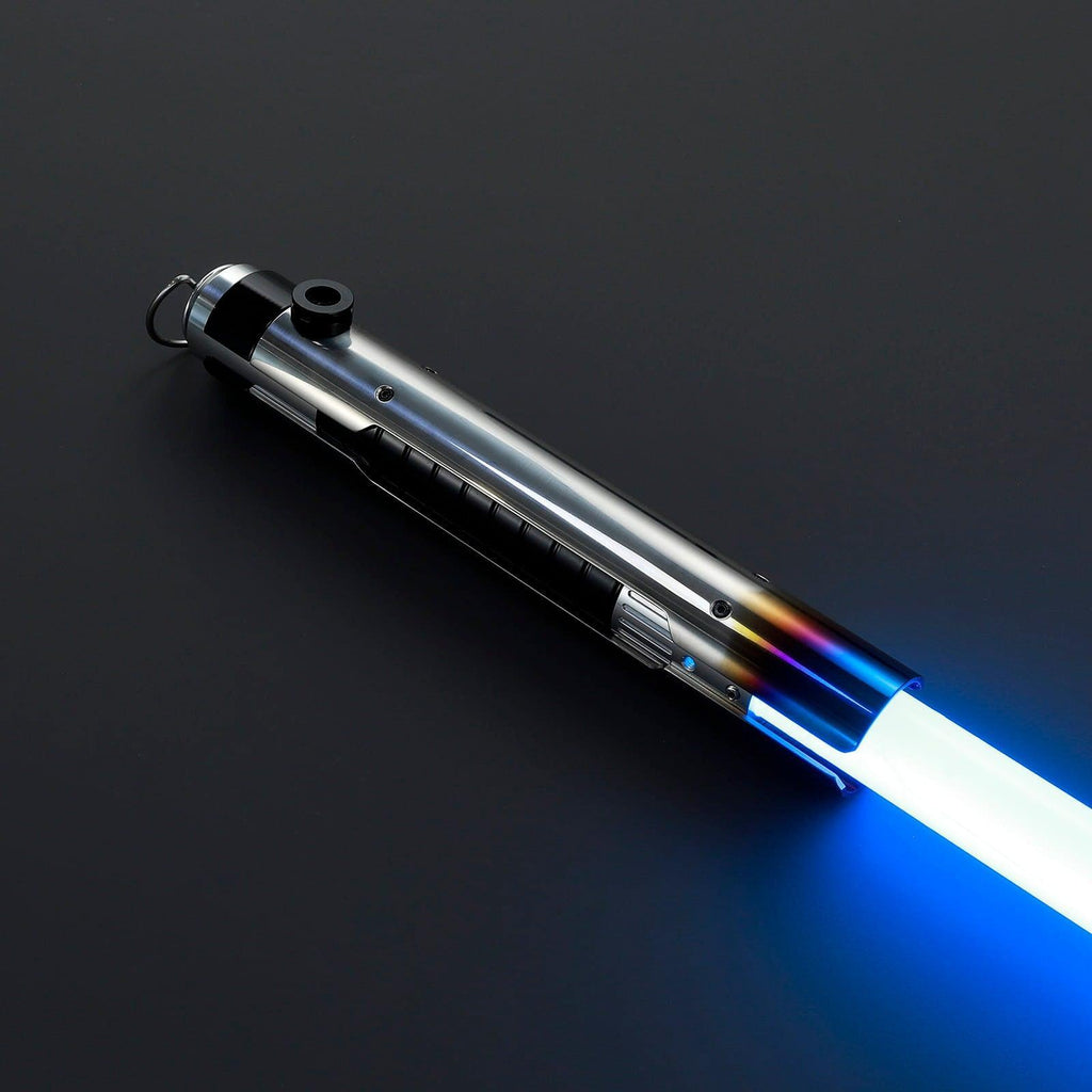Sentinel Lichtschwert in Silber mit blauer Klinge – Premium-Design aus Metall
