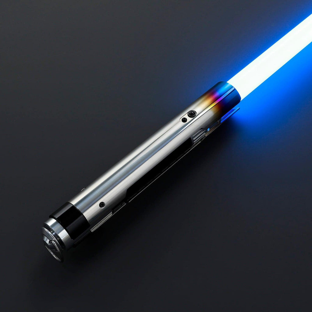 Sentinel Lichtschwert mit silbernem Hilt und blauer Klinge – Premium-Design
