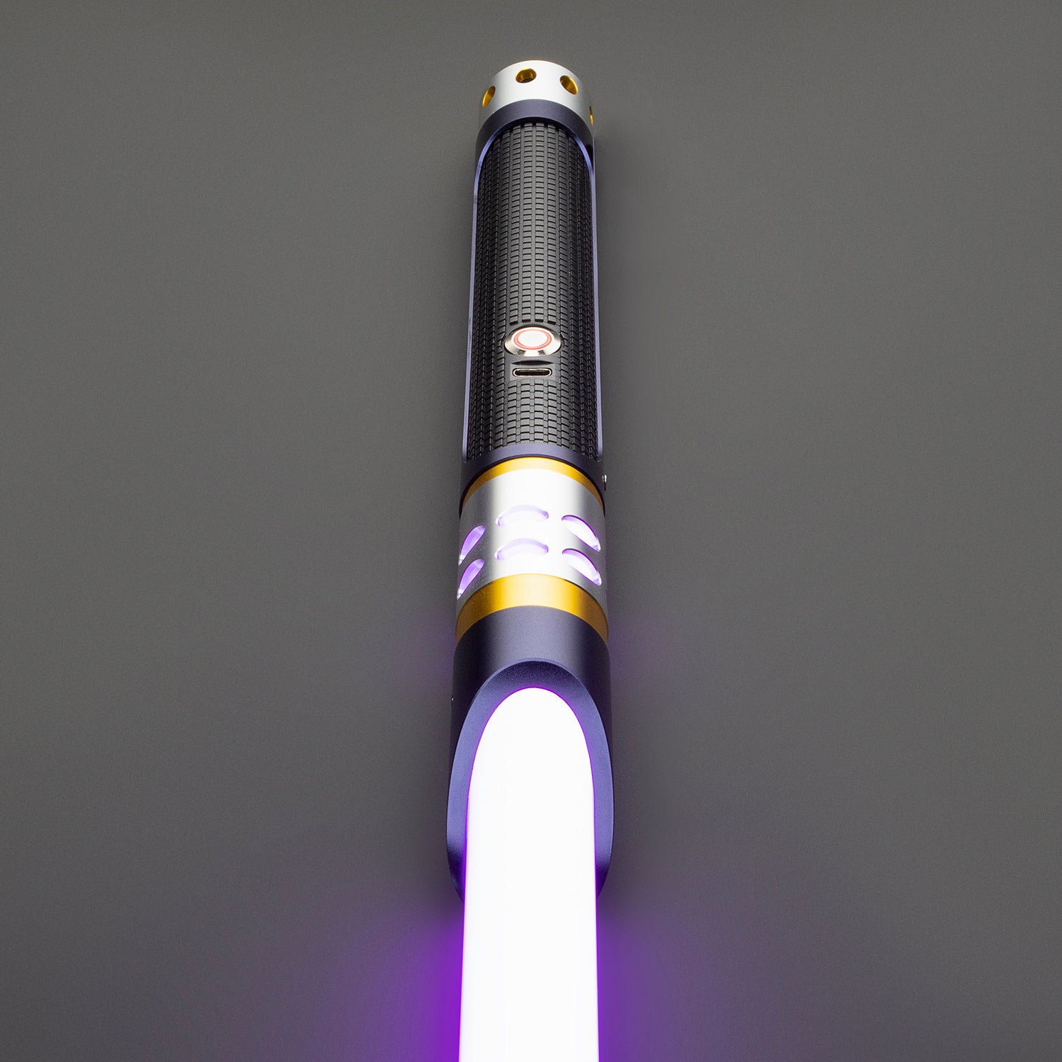 SEA19 gold schwarzes Lichtschwert zum Kämpfen