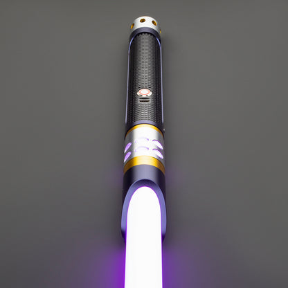 SEA19 gold schwarzes Lichtschwert zum Kämpfen